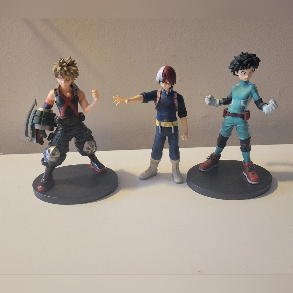 My Hero Academia Figures Set of 3
